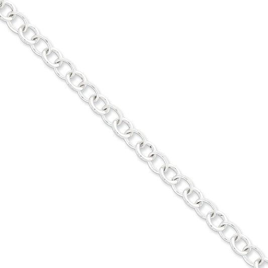 Sterling Silver 8.5inch Fancy Link Bracelet 8.5 Inches