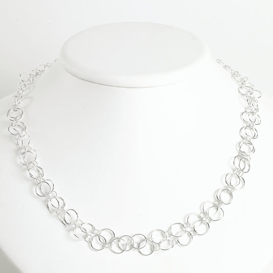 Sterling Silver Fancy Bracelet 7.5 Inches