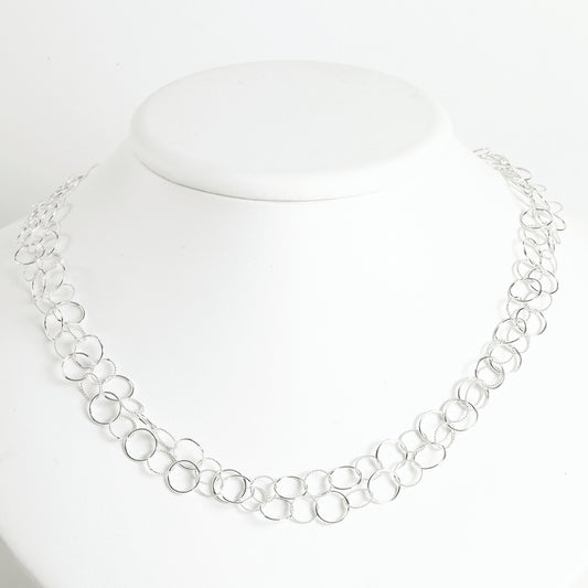 Sterling Silver Fancy Bracelet 7.5 Inches
