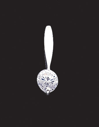 Sterling Silver CZ Pendant & Chain