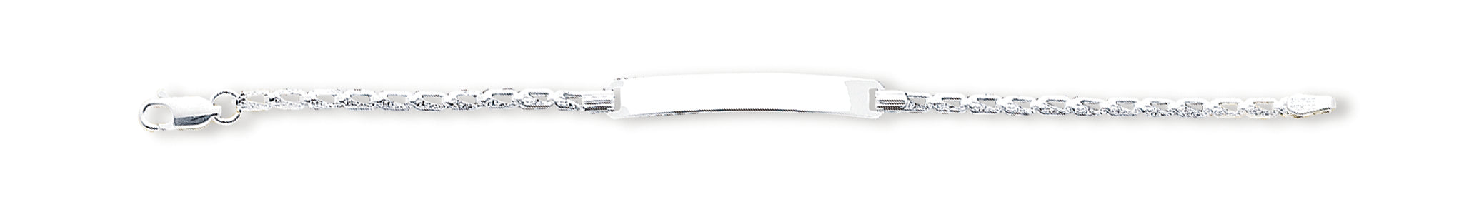 Sterling Silver Children's ID Bracelet 5.5 Inches