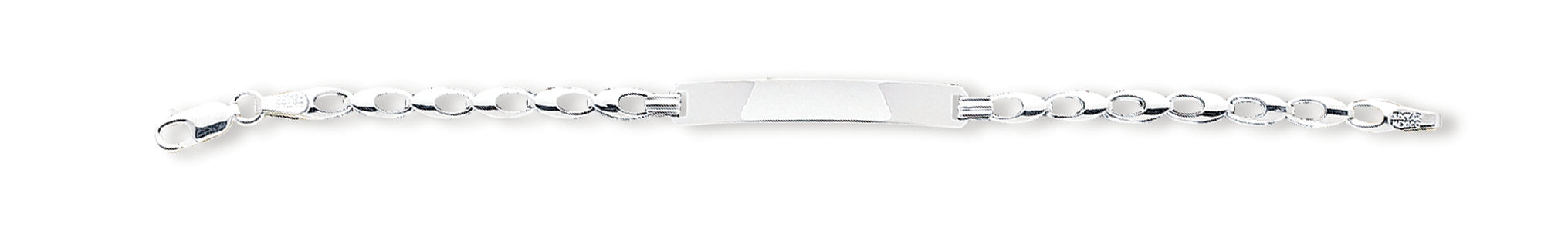 Sterling Silver Children's ID Bracelet 5.5 Inches