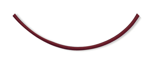 Sterling Silver 16inch Burgundy Leather Necklace 16 Inches