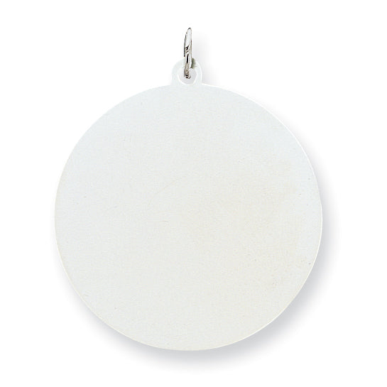 Sterling Silver Engraveable Round Disc Charm