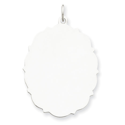 Sterling Silver Engraveable Disc Charm