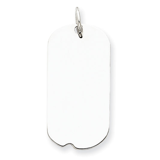 Sterling Silver Engraveable Dog Tag Disc Charm