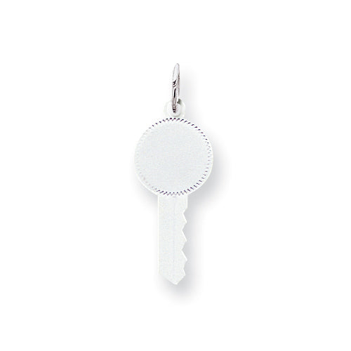 Sterling Silver Engraveable Key Charm