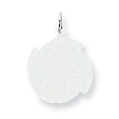 Sterling Silver Engraveable Disc Charm