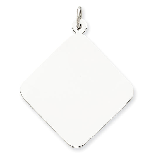 Sterling Silver Engraveable Disc Charm
