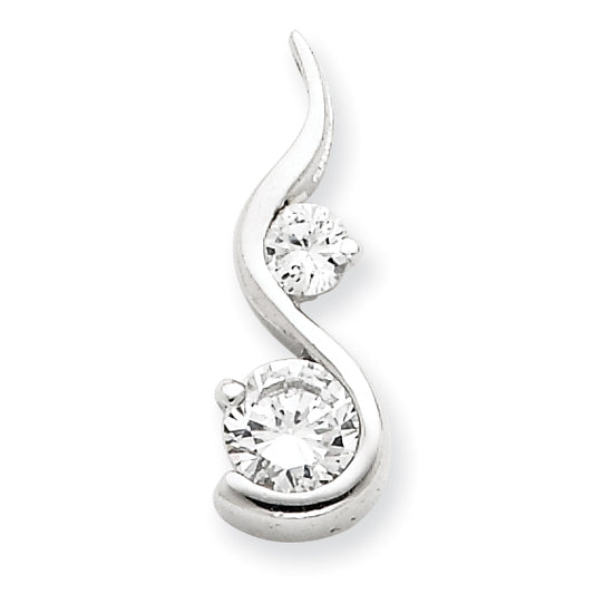 Sterling Silver CZ Pendant