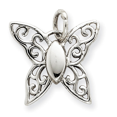 Sterling Silver Butterfly Charm