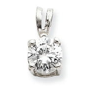 Sterling Silver CZ Pendant