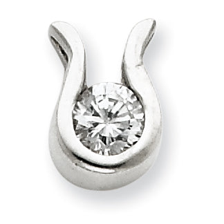 Sterling Silver CZ Pendant