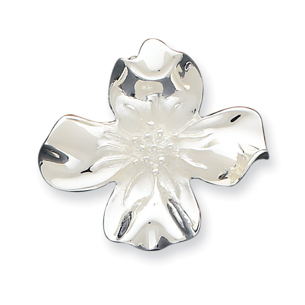 Sterling Silver Flower Pendant