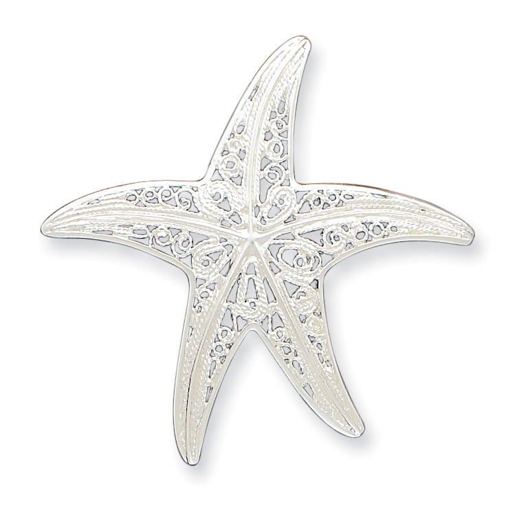 Sterling Silver Fancy Star Pendant