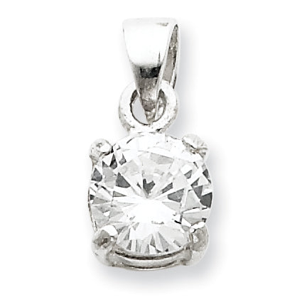 Sterling Silver CZ Pendant