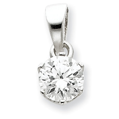 Sterling Silver CZ Pendant