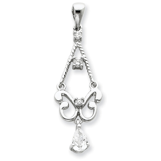 Sterling Silver CZ Pendant