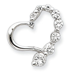 Sterling Silver CZ Journey Pendant