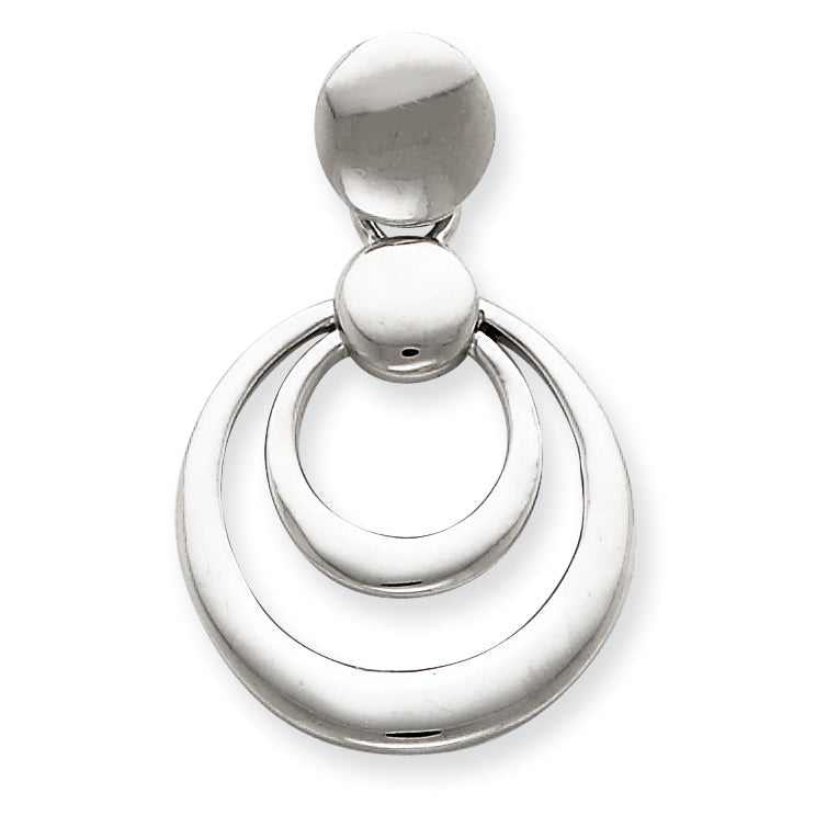 Sterling Silver Double Circle Slide