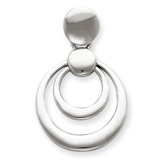 Sterling Silver Double Circle Slide