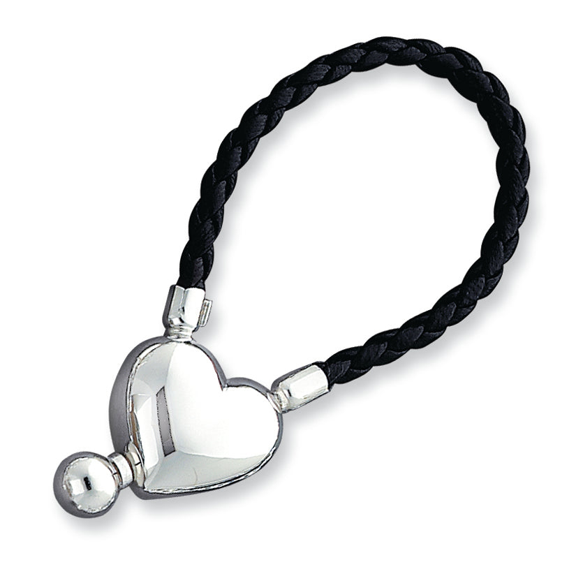 Sterling Silver Heart Key Chain