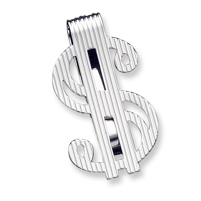 Sterling Silver Dollar Sign Money Clip