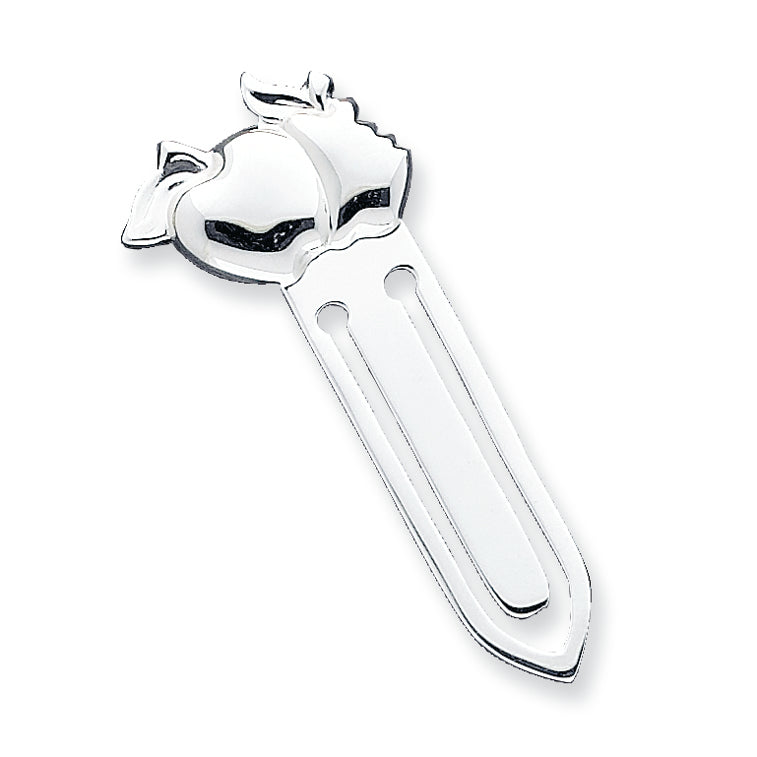 Sterling Silver Apple Bookmarker