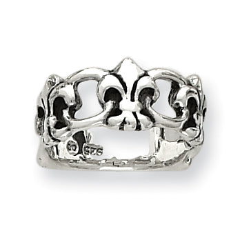 Sterling Silver Fleur de lis Ring