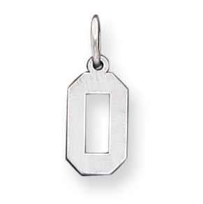 Sterling Silver Small Polished Number 0