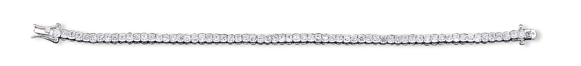 Sterling Silver CZ Bracelet