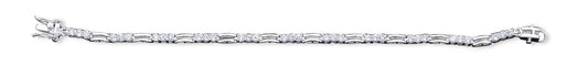 Sterling Silver CZ Bracelet