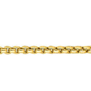 14K Solid Yellow Gold Round Box Chain 1.4mm thick 24 Inches – PriceRock