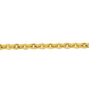 14K Solid Yellow Gold Forsantina Chain 1.5mm thick 20 Inches