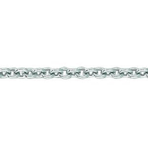 14K Solid White Gold Forsantina Chain 1.9mm thick 18 Inches