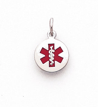 Sterling Silver Medical Jewelry Charm