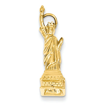 14K Gold Statue Of Liberty Charm