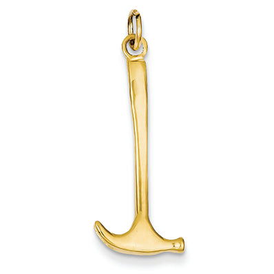 14K Gold Hammer Charm