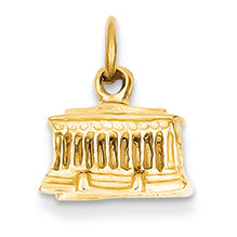 14K Gold Lincoln Memorial Charm