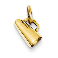 14K Gold Megaphone Charm