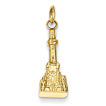 14K Gold Chicago Water Tower Charm