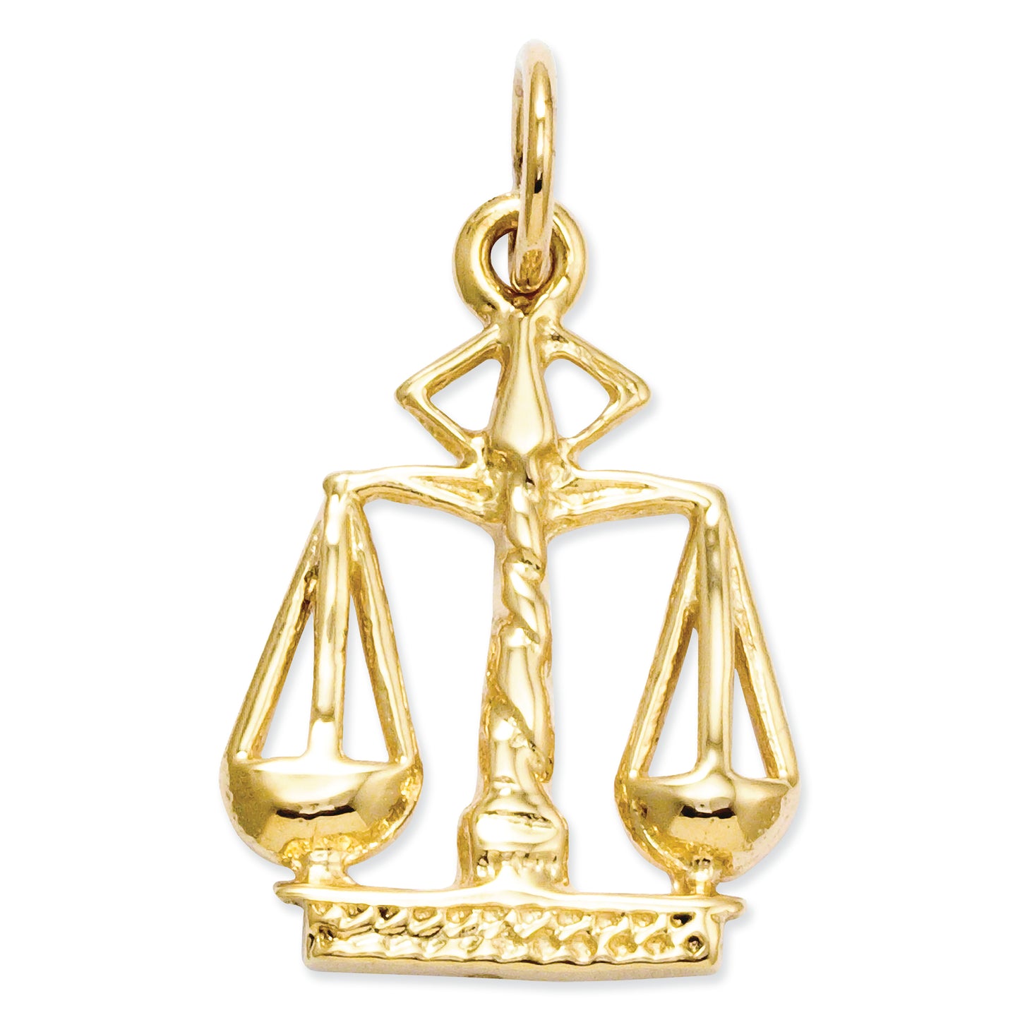 14K Gold Scales Of Justice Charm