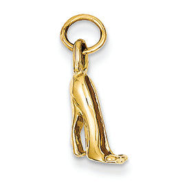 14K Gold French Slipper Charm