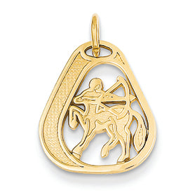 14K Gold Sagittarius Charm