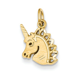 14K Gold Unicorn Charm