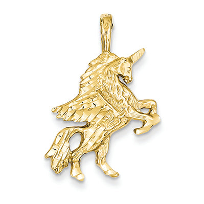 14K Gold Unicorn Charm