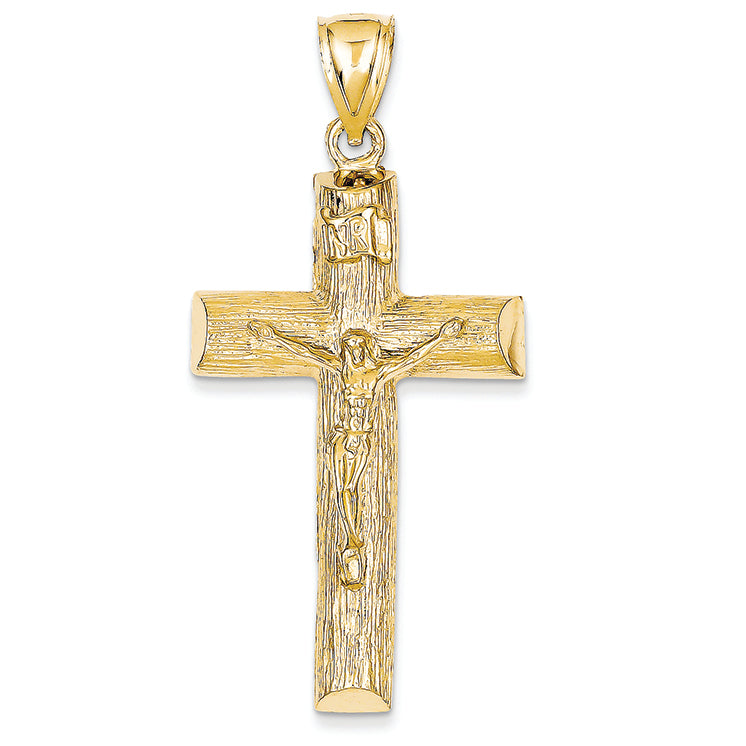 14K Gold Crucifix Charm