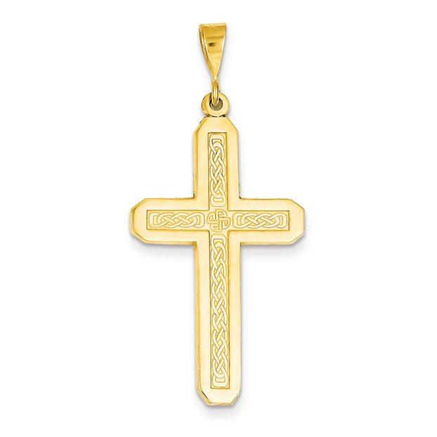 14K Gold Cross Pendant