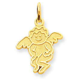 14K Gold Angel Charm