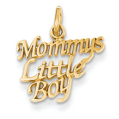 14K Gold Mommys Little Boy Charm